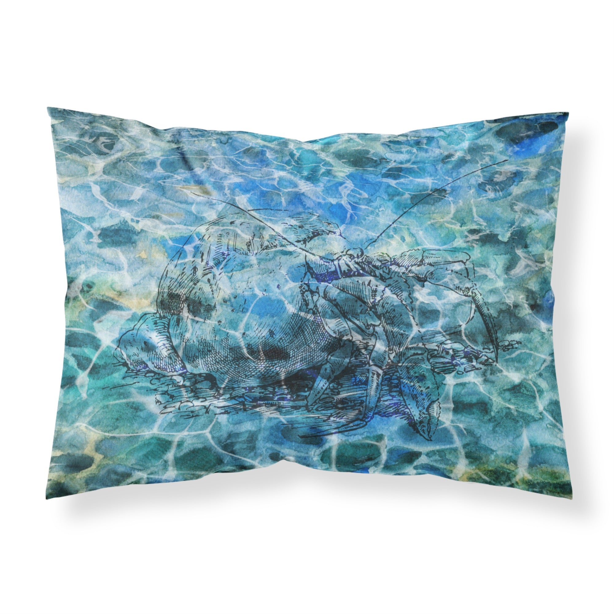 'Caroline'S Treasures Hermit Crab Under Water Pillowcase, Standard, Multicolor'