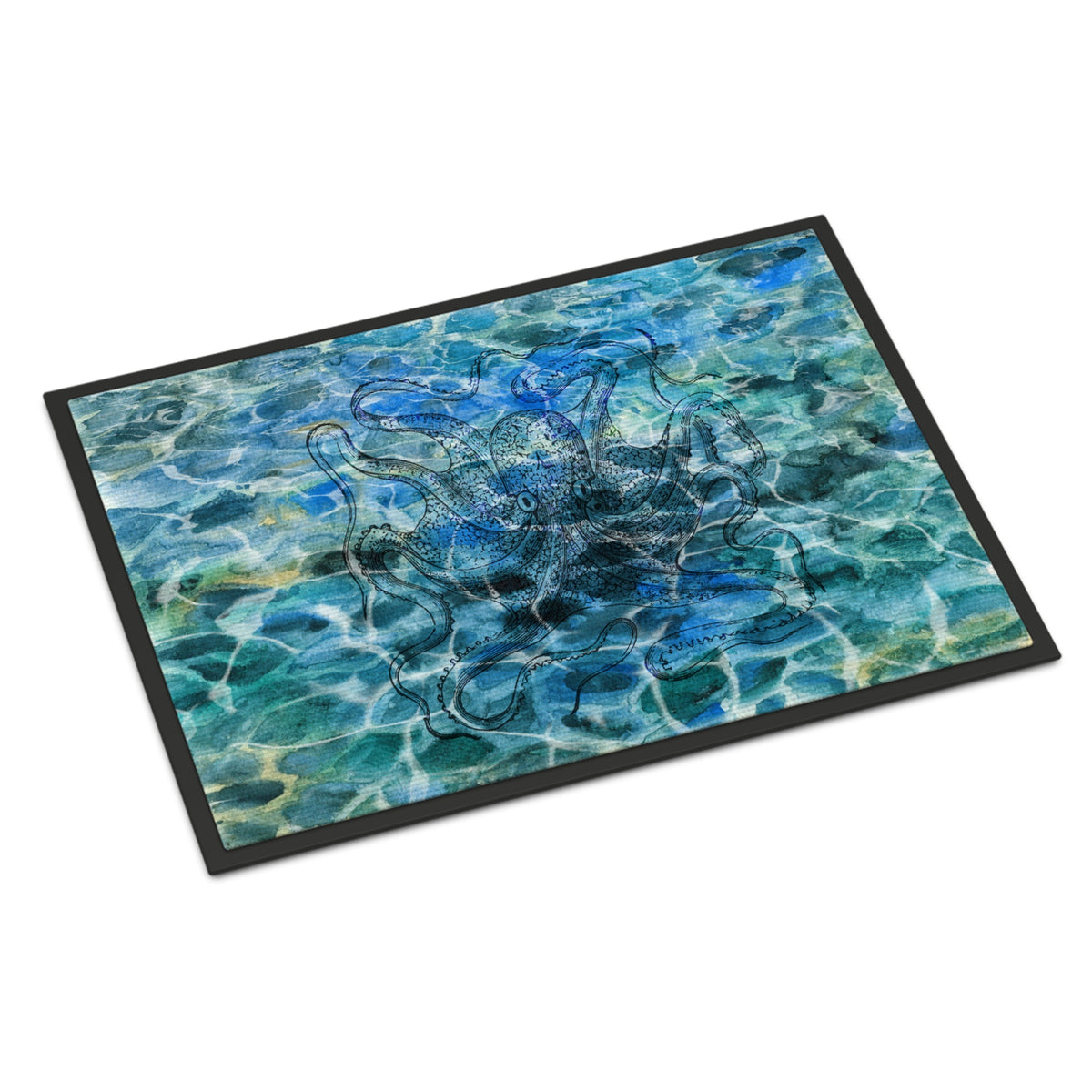 CarolineS Treasures Octopus Under Water Doormat 24 H X 36 W Inch  Inch  Multicolor