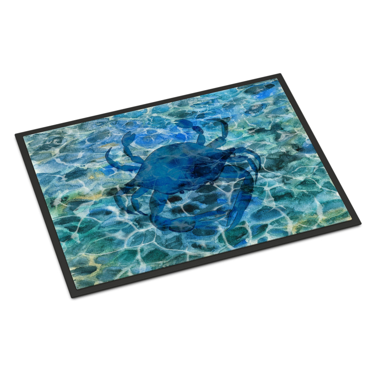 CarolineS Treasures Blue Crab Under Water Doormat, 24 H X 36 W Inch  Inch , Multicolor