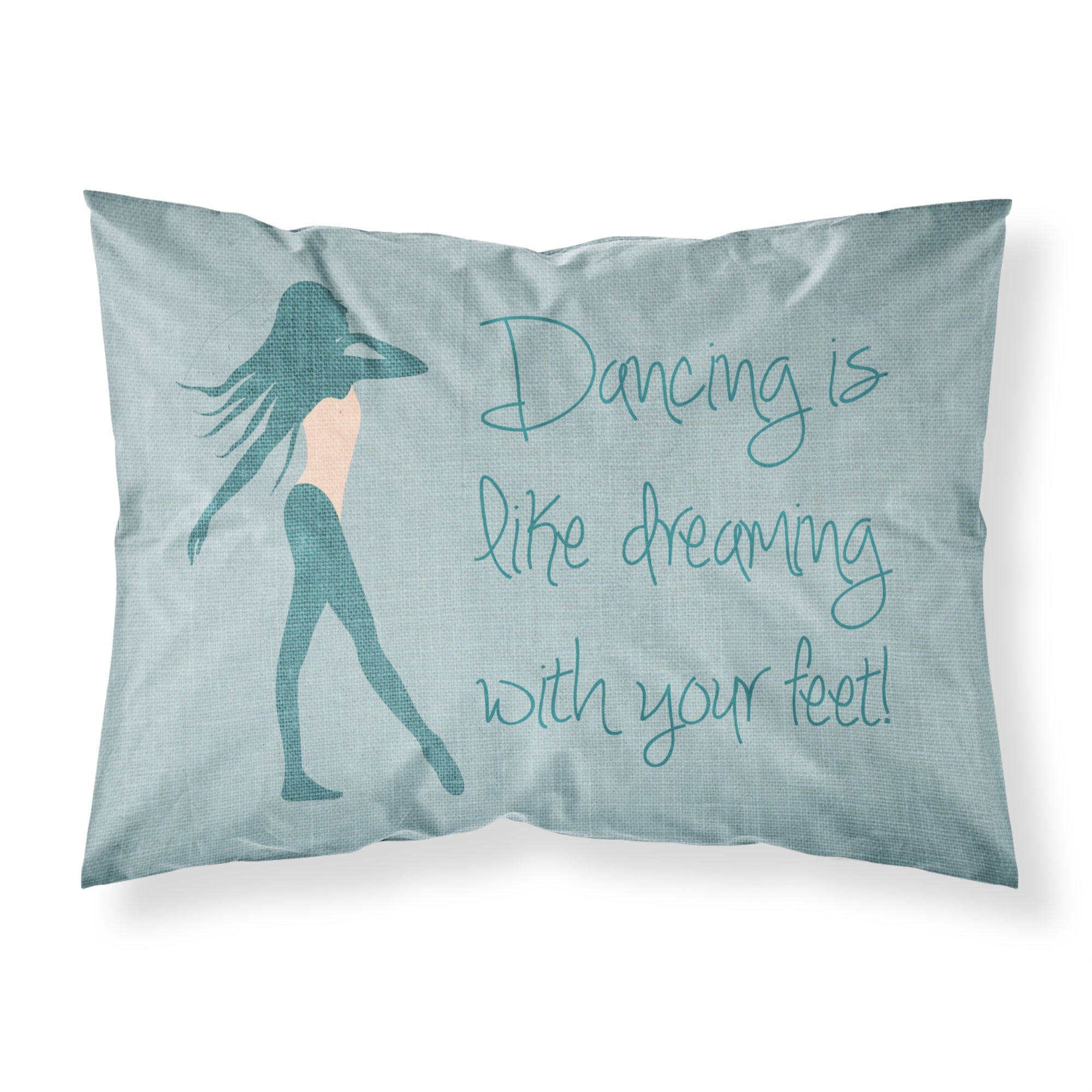 'Caroline'S Treasures Dancing Is Like Dreaming #2 Pillowcase, Standard, Multicolor'