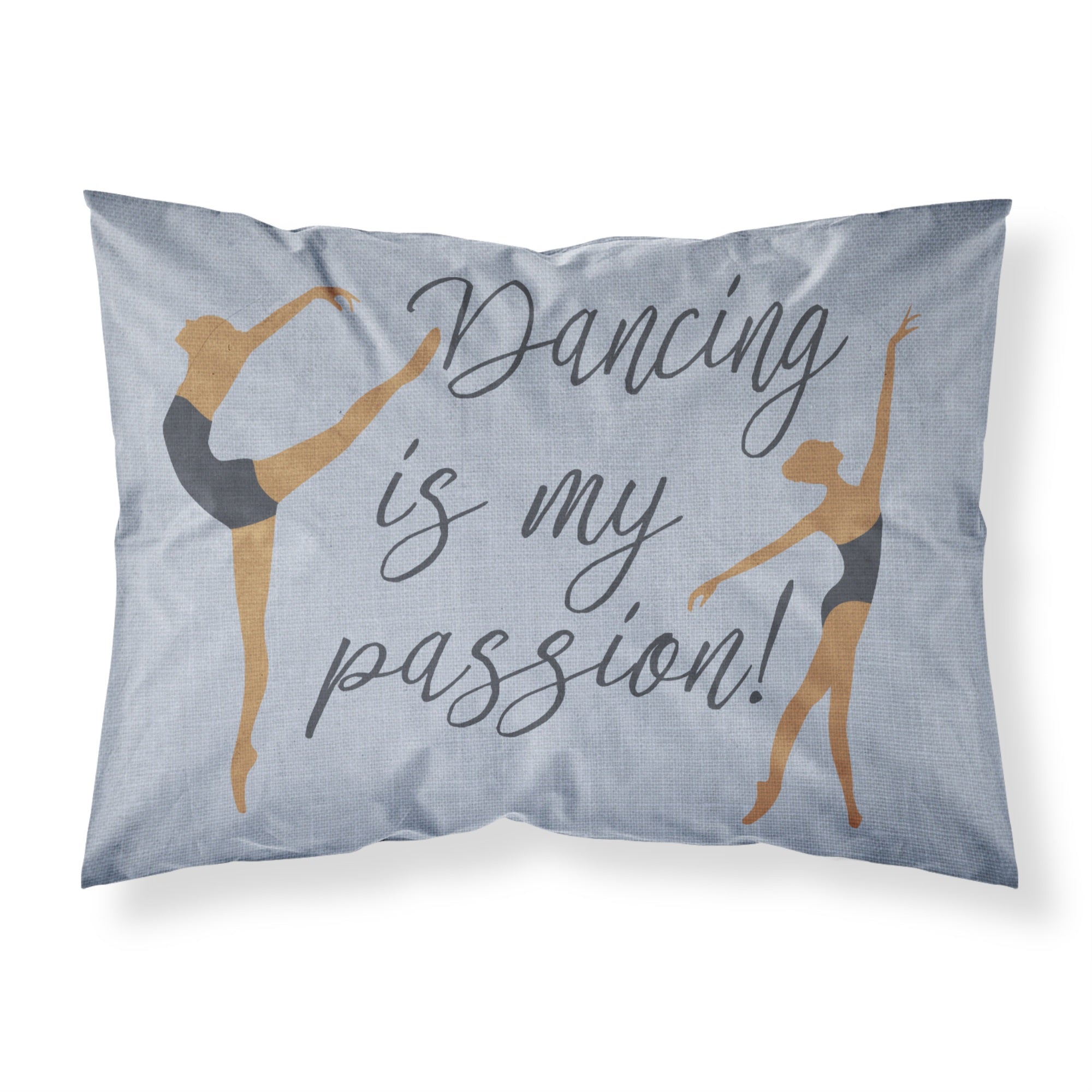 'Caroline'S Treasures Dancing Is My Passion Printed, Polyester, 250 Thread Count, Envelope Closure Pillowcase, Standard, Multic