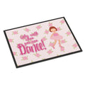 CarolineS Treasures Ballet Red Short Hair Doormat 24 H X 36 W Inch  Inch  Multicolor