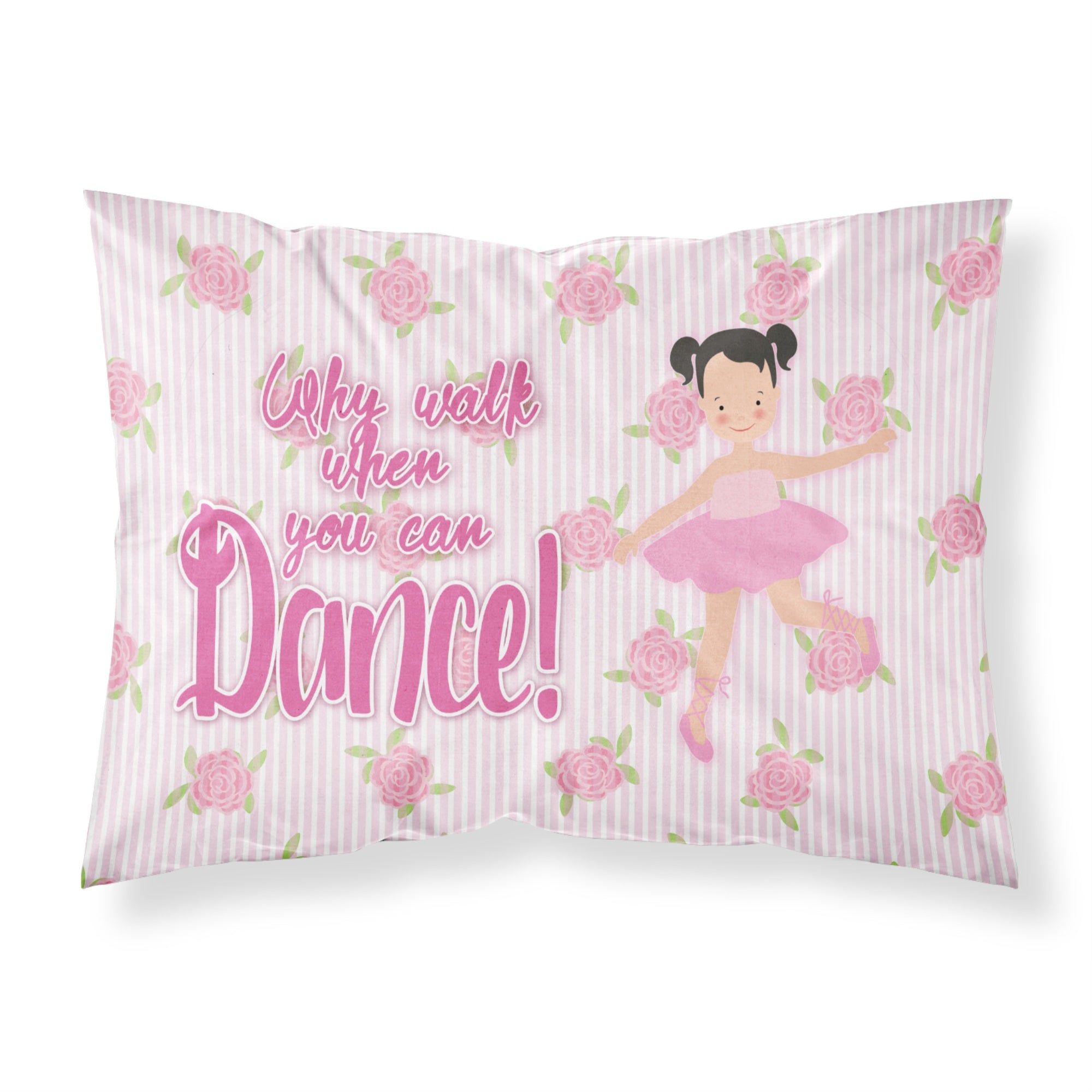 'Caroline'S Treasures Ballet Pigtails Pillowcase, Standard, Multicolor'