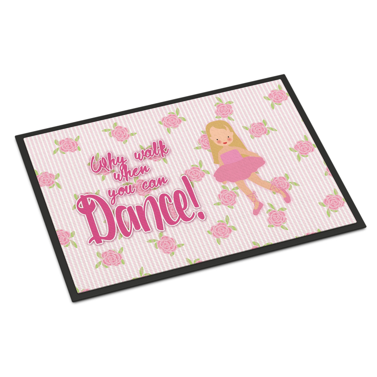CarolineS Treasures Ballet Long Blonde Hair Doormat 24 H X 36 W Inch  Inch  Multicolor