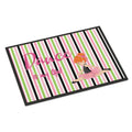 CarolineS Treasures Ballet Dance Is My Life Red Doormat 24 H X 36 W Inch  Inch  Multicolor