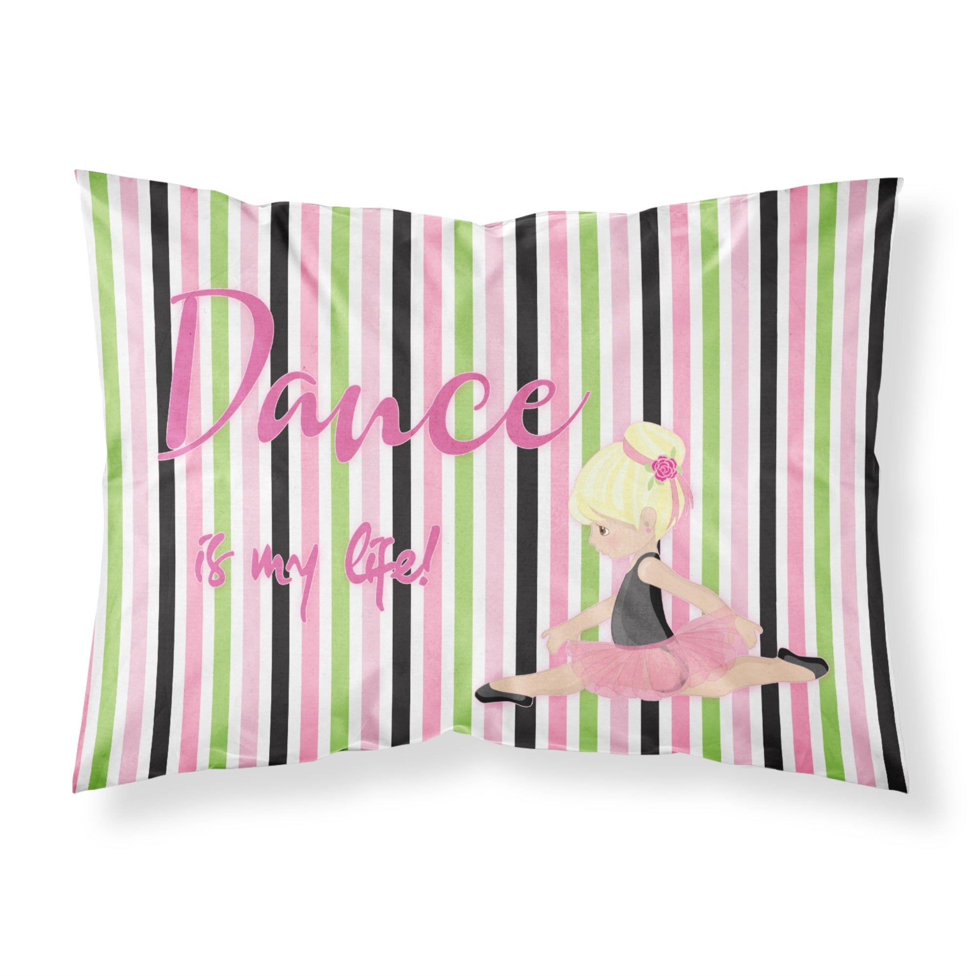 'Caroline'S Treasures Ballet Dance Is My Life Blonde Pillowcase, Standard, Multicolor'