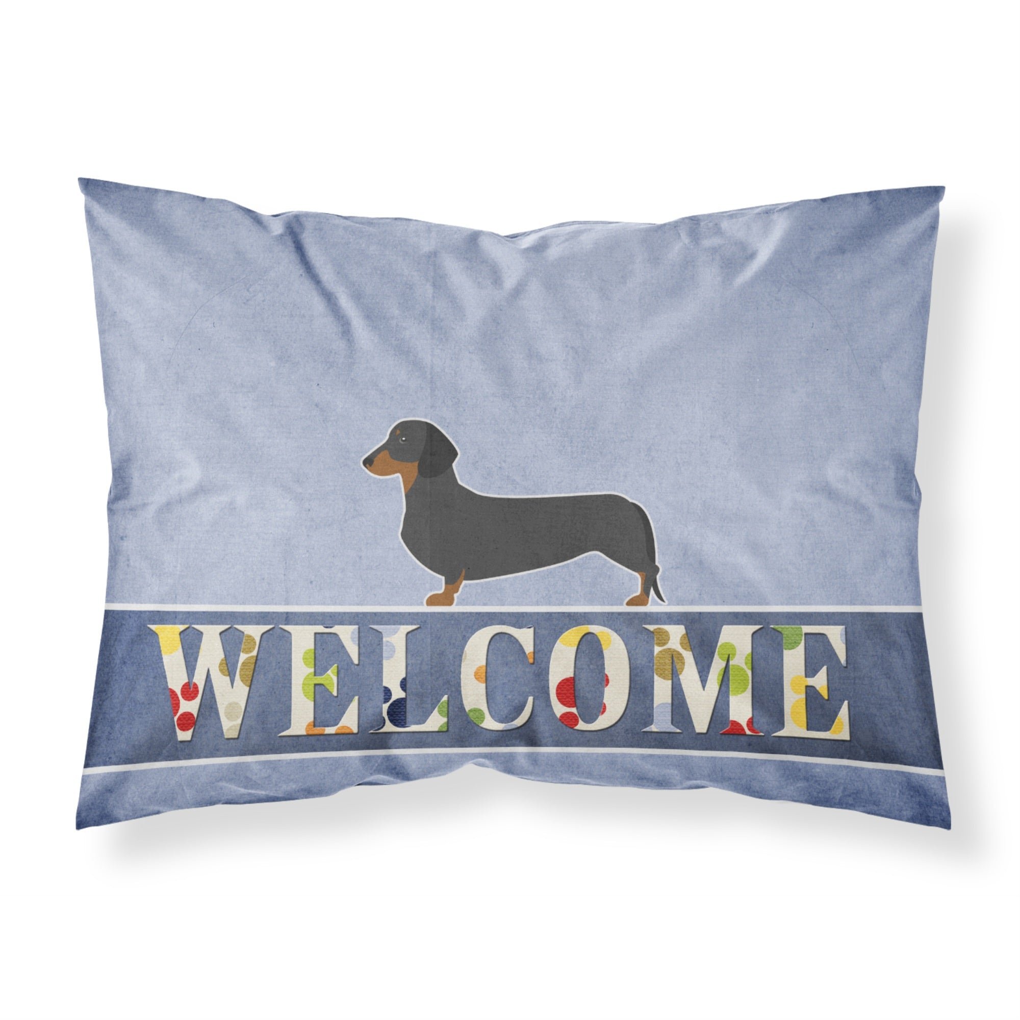 'Caroline'S Treasures Welcome Dachshund Pillowcase, Standard'