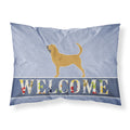 'Caroline'S Treasures Bloodhound Welcome Pillowcase, Standard,'