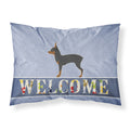 'Caroline'S Treasures Toy Fox Terrier Welcome Pillowcase, Standard,'