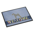 CarolineS Treasures Kerry Blue Terrier Welcome Doormat 24 X 36 Multicolor
