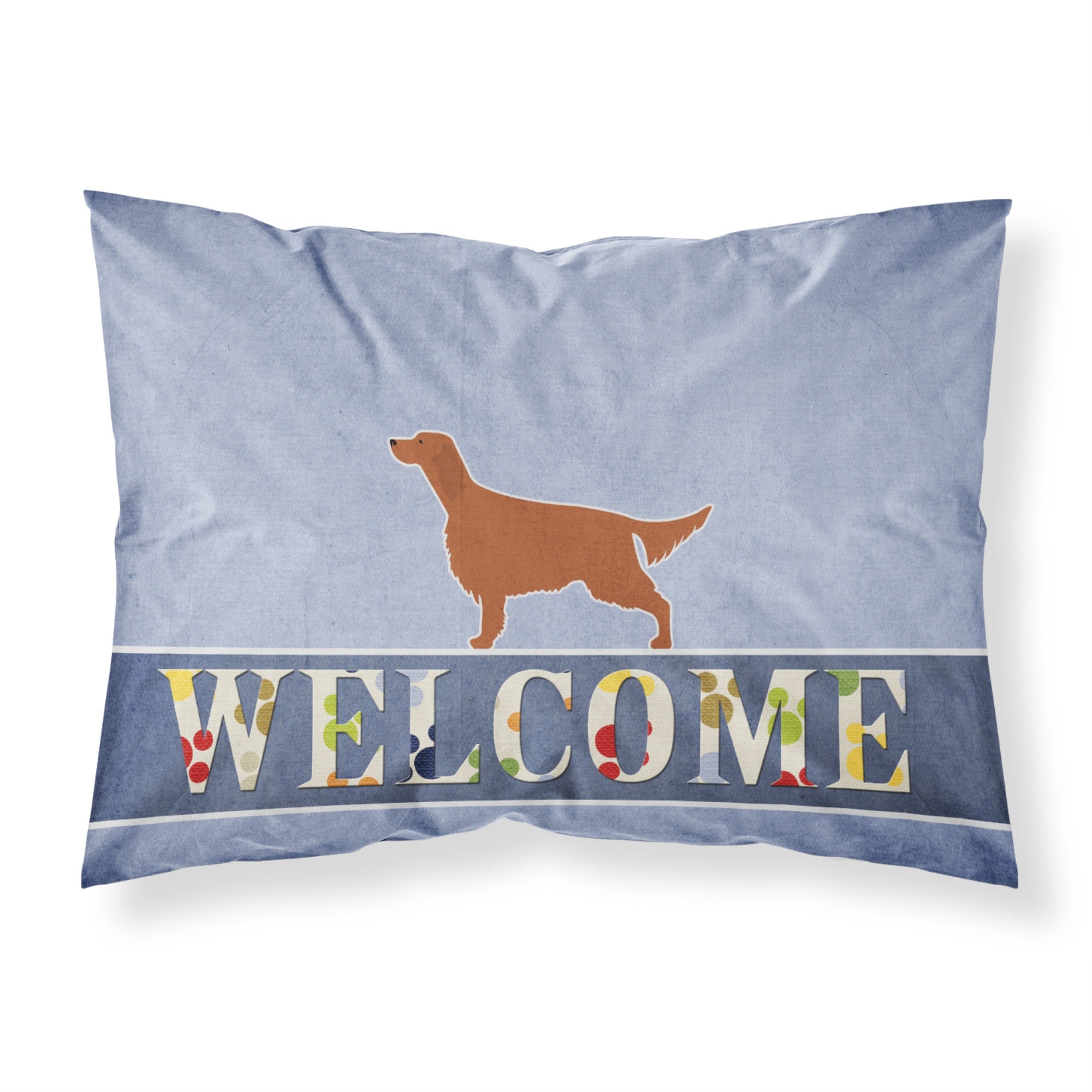 'Caroline'S Treasures Irish Setter Welcome Pillowcase, Standard,'