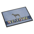 CarolineS Treasures Irish Wolfhound Welcome Doormat 18 X 27 Multicolor
