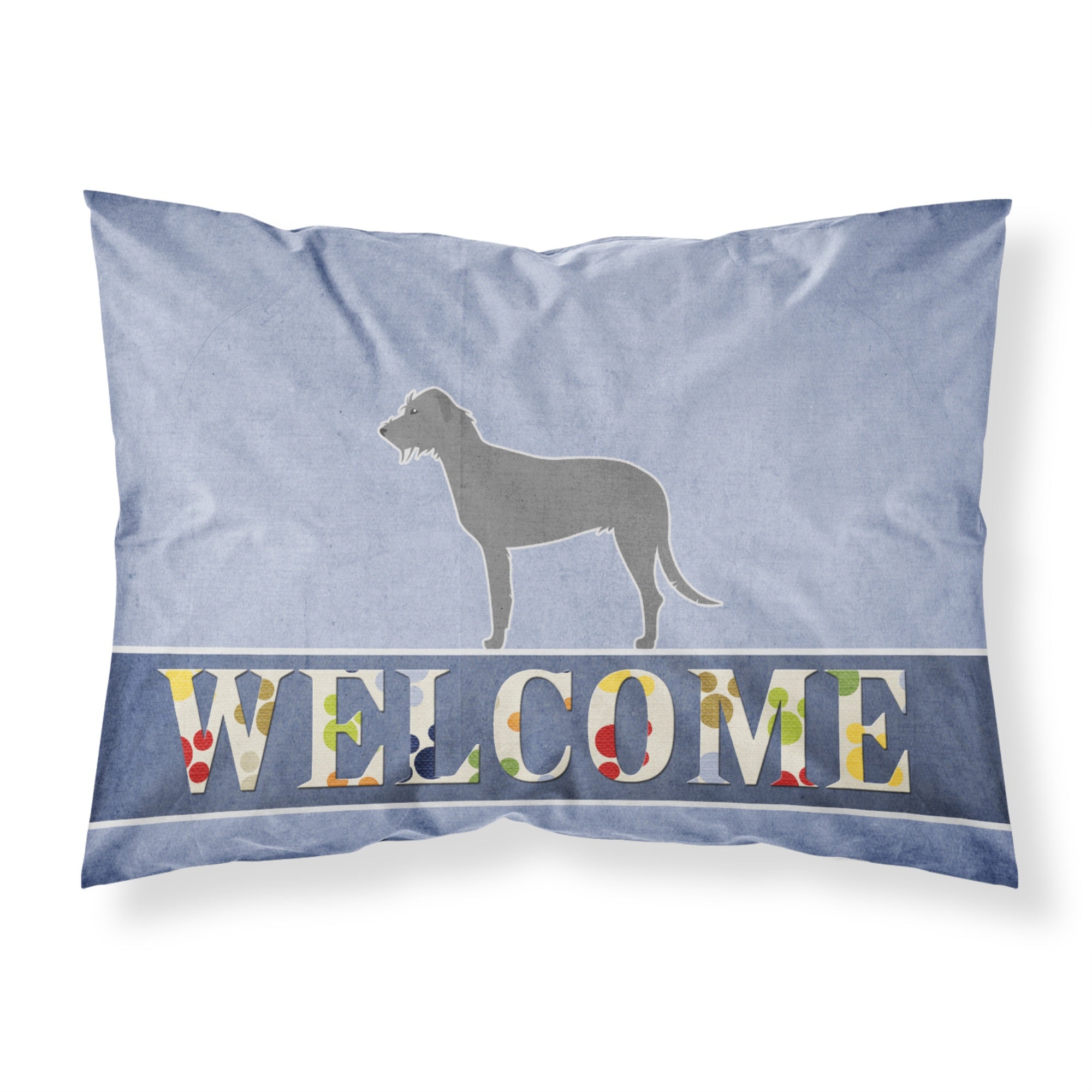 'Caroline'S Treasures Irish Wolfhound Welcome Pillowcase, Standard,'