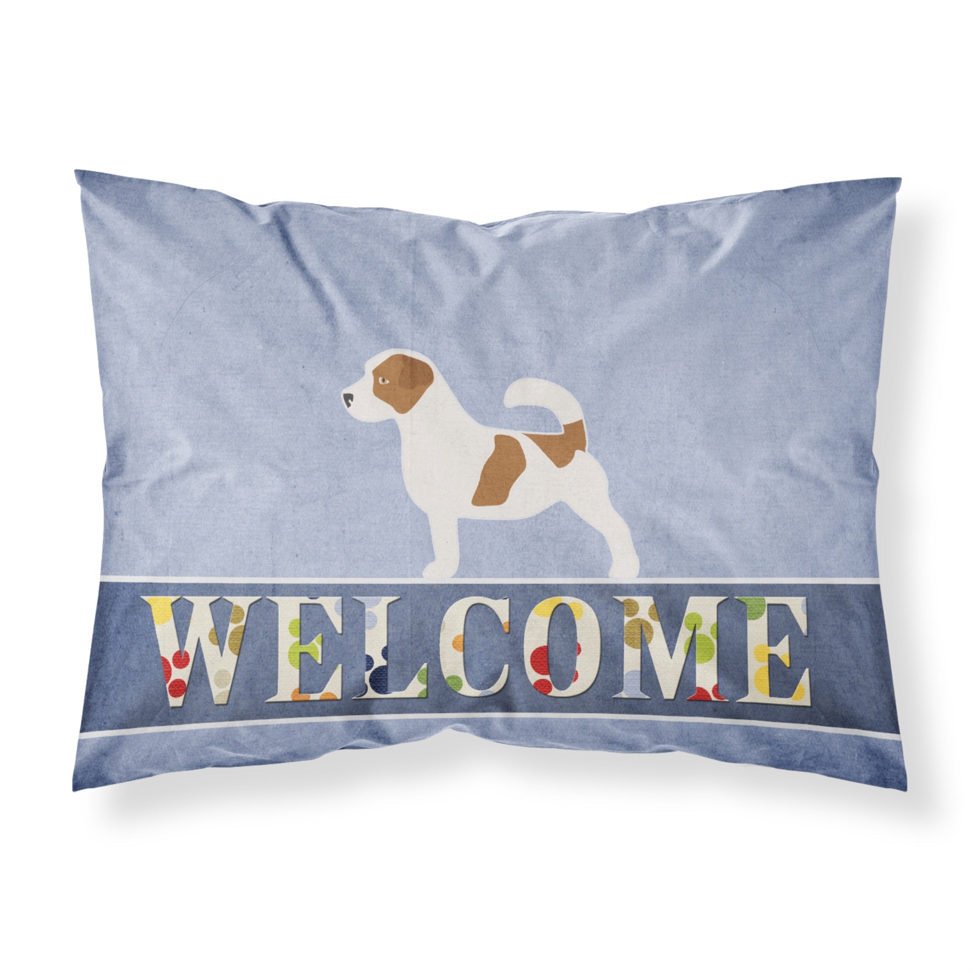 'Caroline'S Treasures Jack Russell Terrier Welcome Pillowcase, Standard,'
