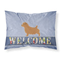 'Caroline'S Treasures Welcome Norfolk Terrier Pillowcase, Standard'