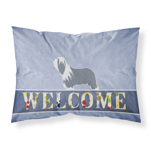 'Caroline'S Treasures Bearded Collie Welcome Pillowcase, Standard,'