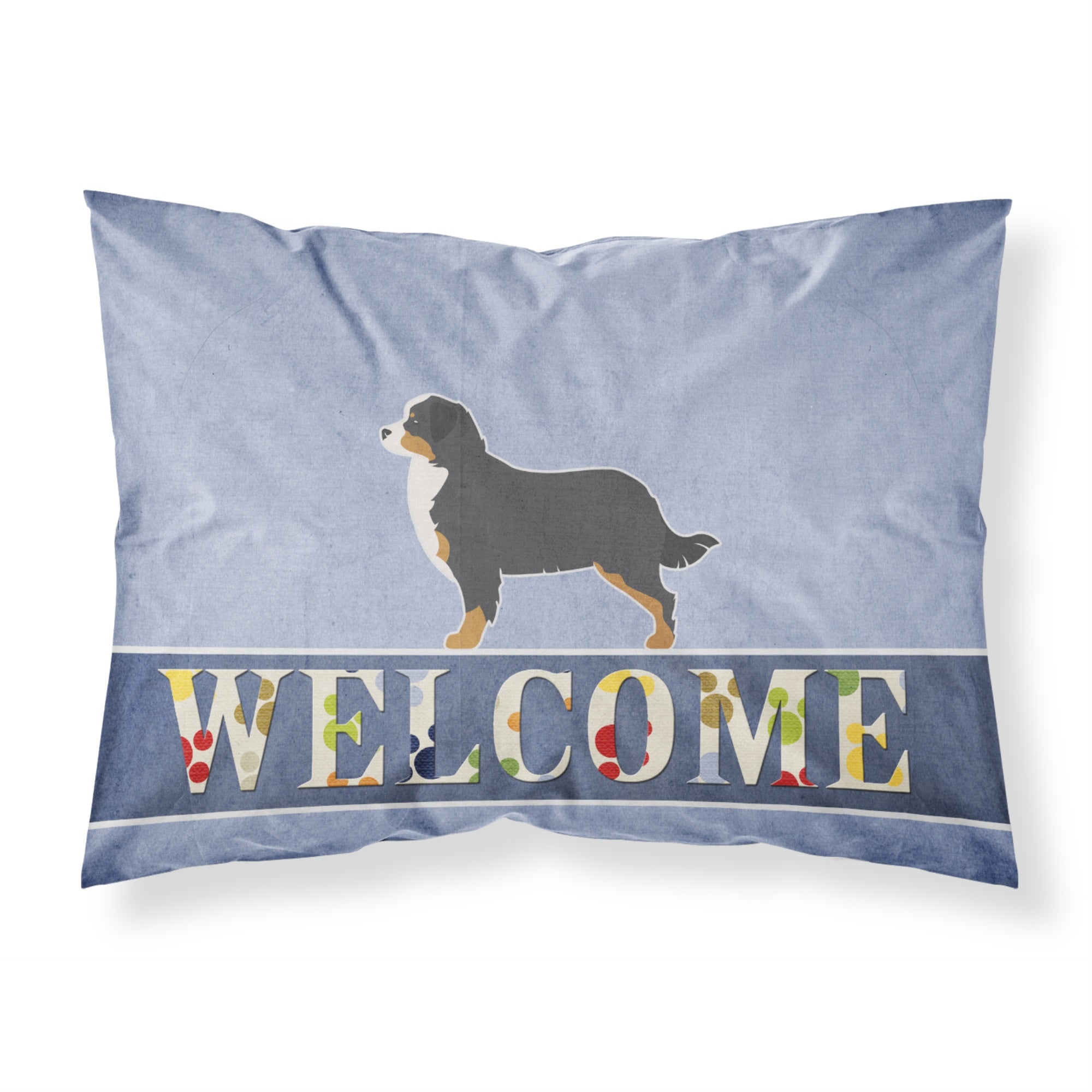 'Caroline'S Treasures Bernese Mountain Dog Welcome Pillowcase, Standard,'