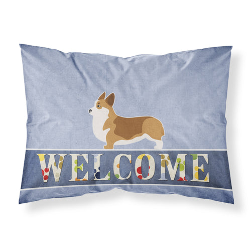 'Caroline'S Treasures Welcome Corgi Pillowcase, Standard'