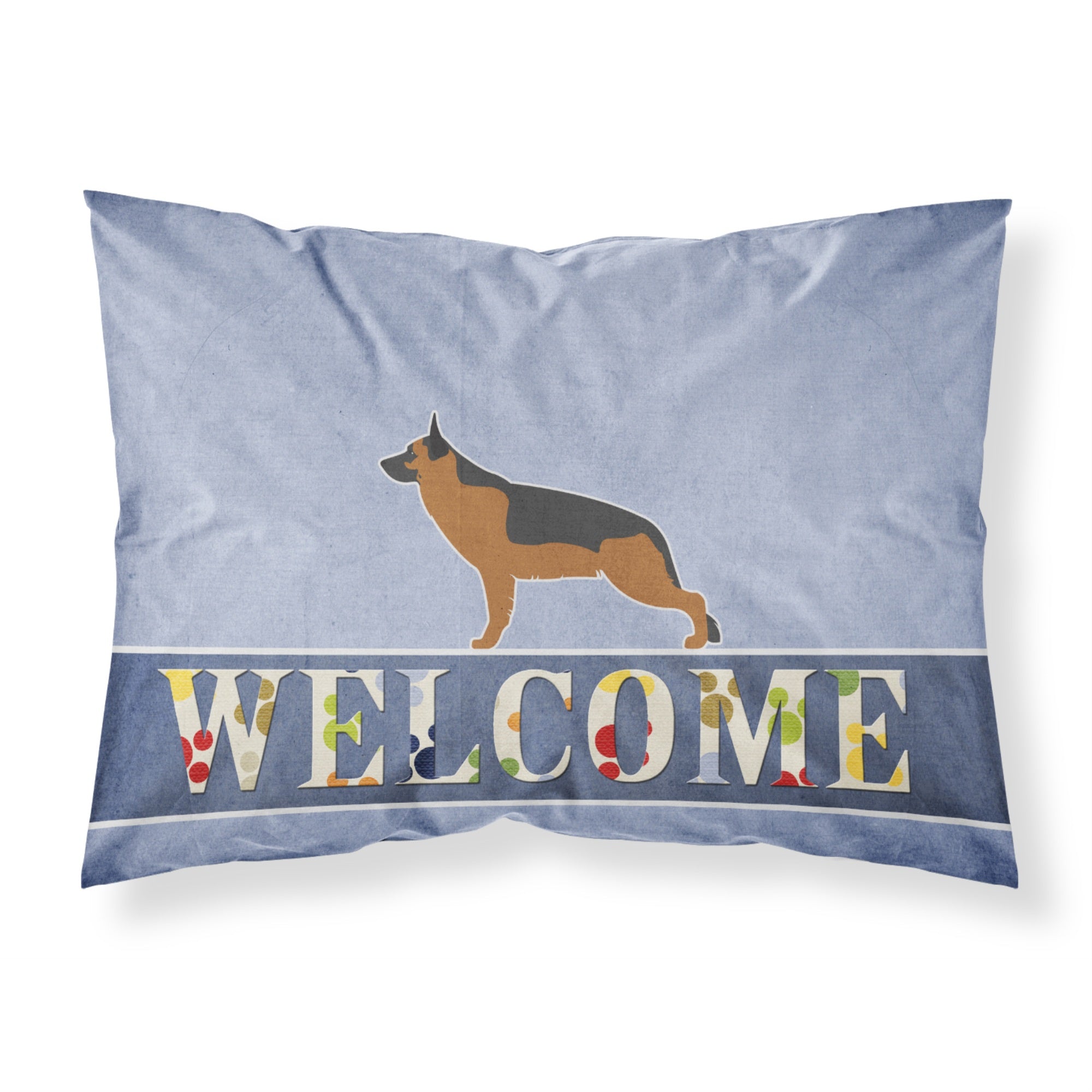 'Caroline'S Treasures German Shepherd Welcome Pillowcase, Standard,'