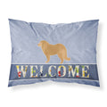 'Caroline'S Treasures Caucasian Shepherd Dog Welcome Pillowcase, Standard, Multicolor'