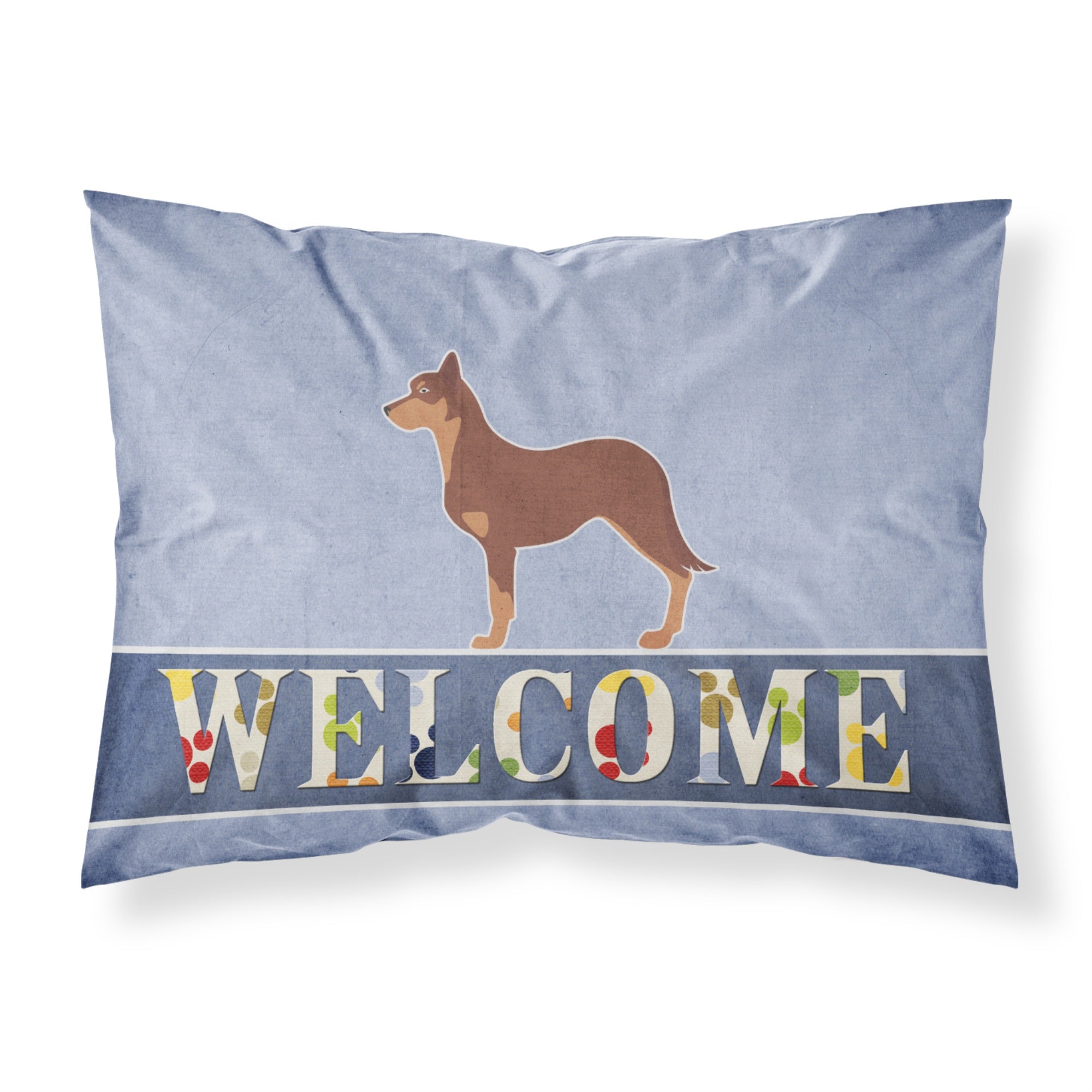 'Caroline'S Treasures Australian Kelpie Dog Welcome Pillowcase, Standard,'