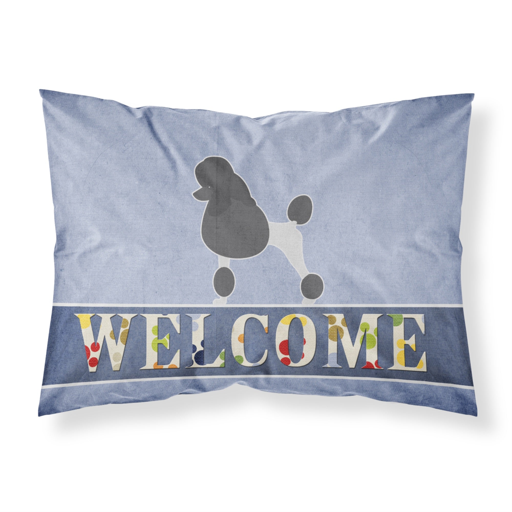'Caroline'S Treasures Poodle Welcome Pillowcase, Standard,'