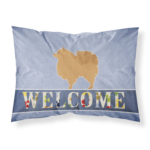 'Caroline'S Treasures Welcome Pomeranian Pillowcase, Standard'