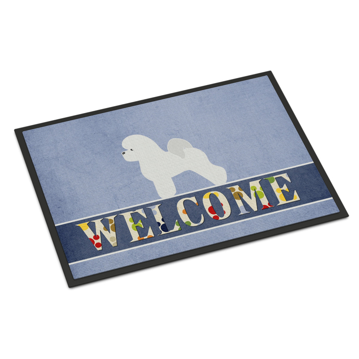 CarolineS Treasures Bichon Frise Welcome Doormat 24 X 36 Multicolor
