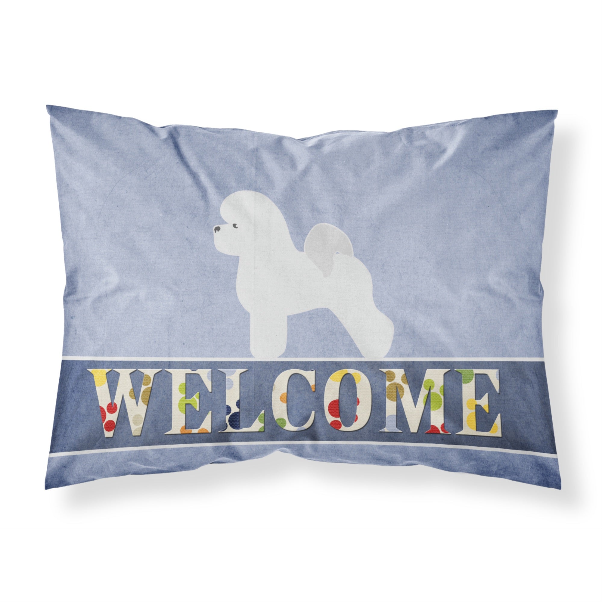 'Caroline'S Treasures Bichon Frise Welcome Pillowcase, Standard,'