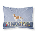 'Caroline'S Treasures Cavalier King Charles Spaniel Welcome Pillowcase, Standard,'