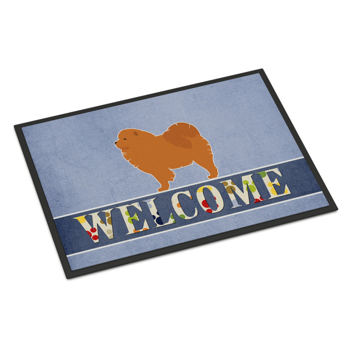 CarolineS Treasures Chow Welcome Doormat, 18 X 27 Multicolor