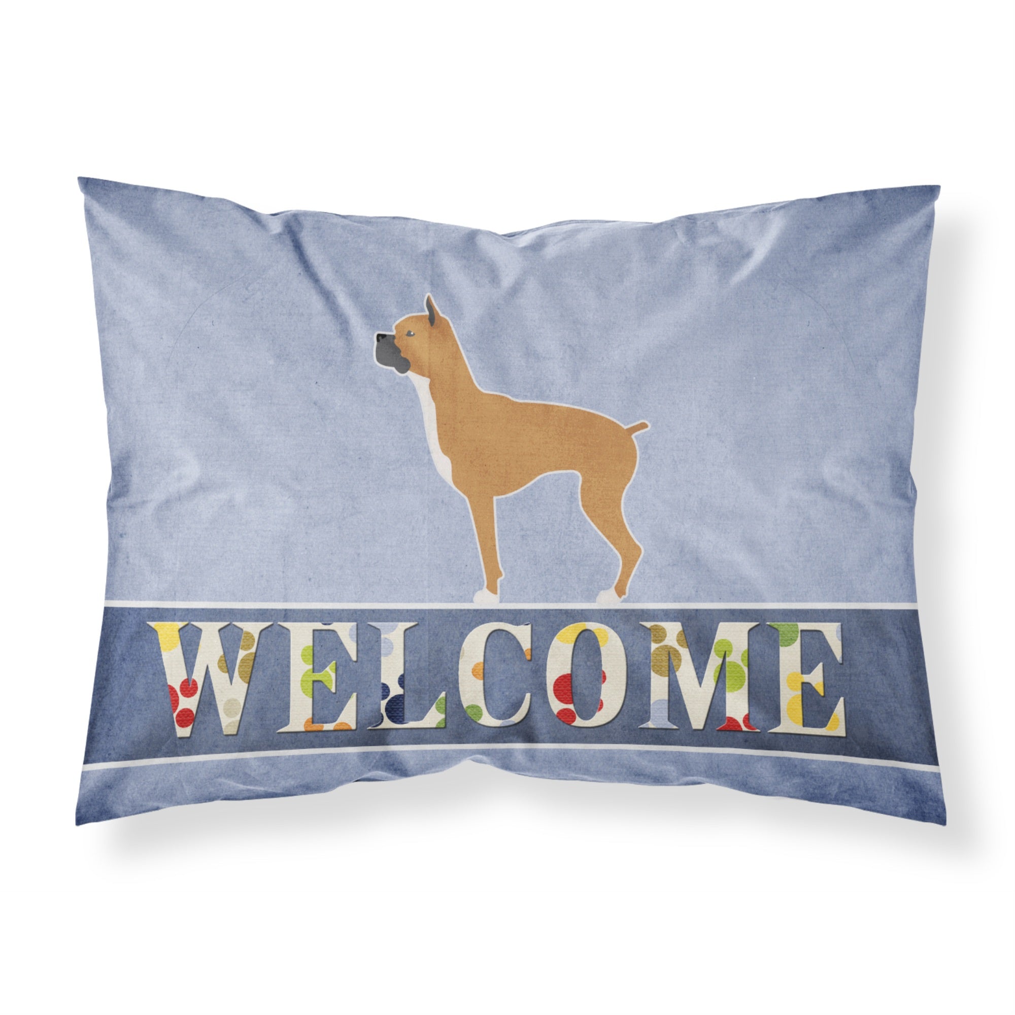 'Caroline'S Treasures Boxer Welcome Pillowcase, Standard,'