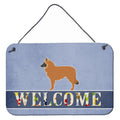 CarolineS Treasures Belgian Shepherd Welcome Metal Print, 8 X 12, Multicolor
