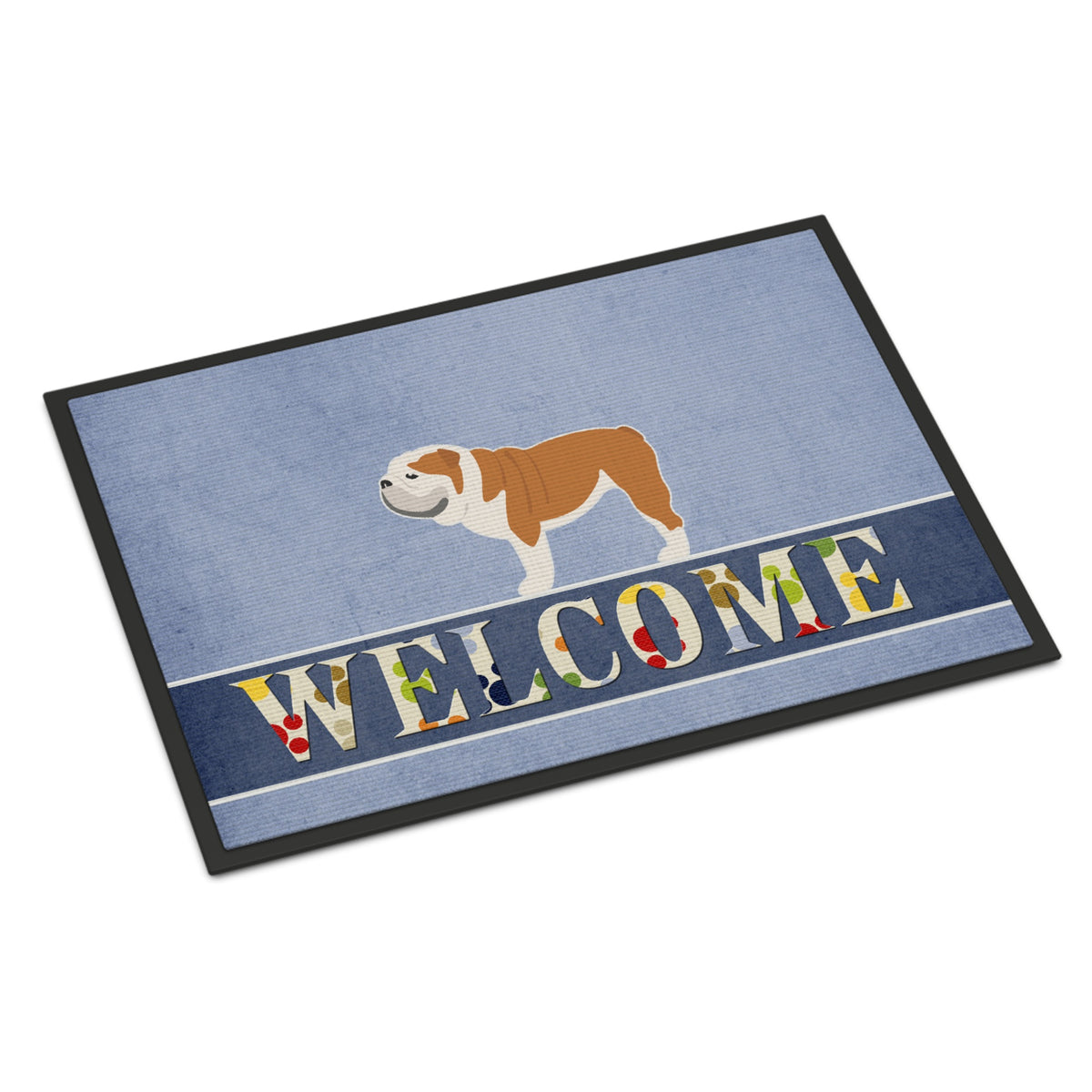 CarolineS Treasures English Bulldog Welcome Doormat 18 X 27 Multicolor