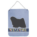 CarolineS Treasures Puli Welcome Metal Print, 16 X 12, Multicolor