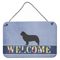 CarolineS Treasures Newfoundland Welcome Metal Print, 8 X 12