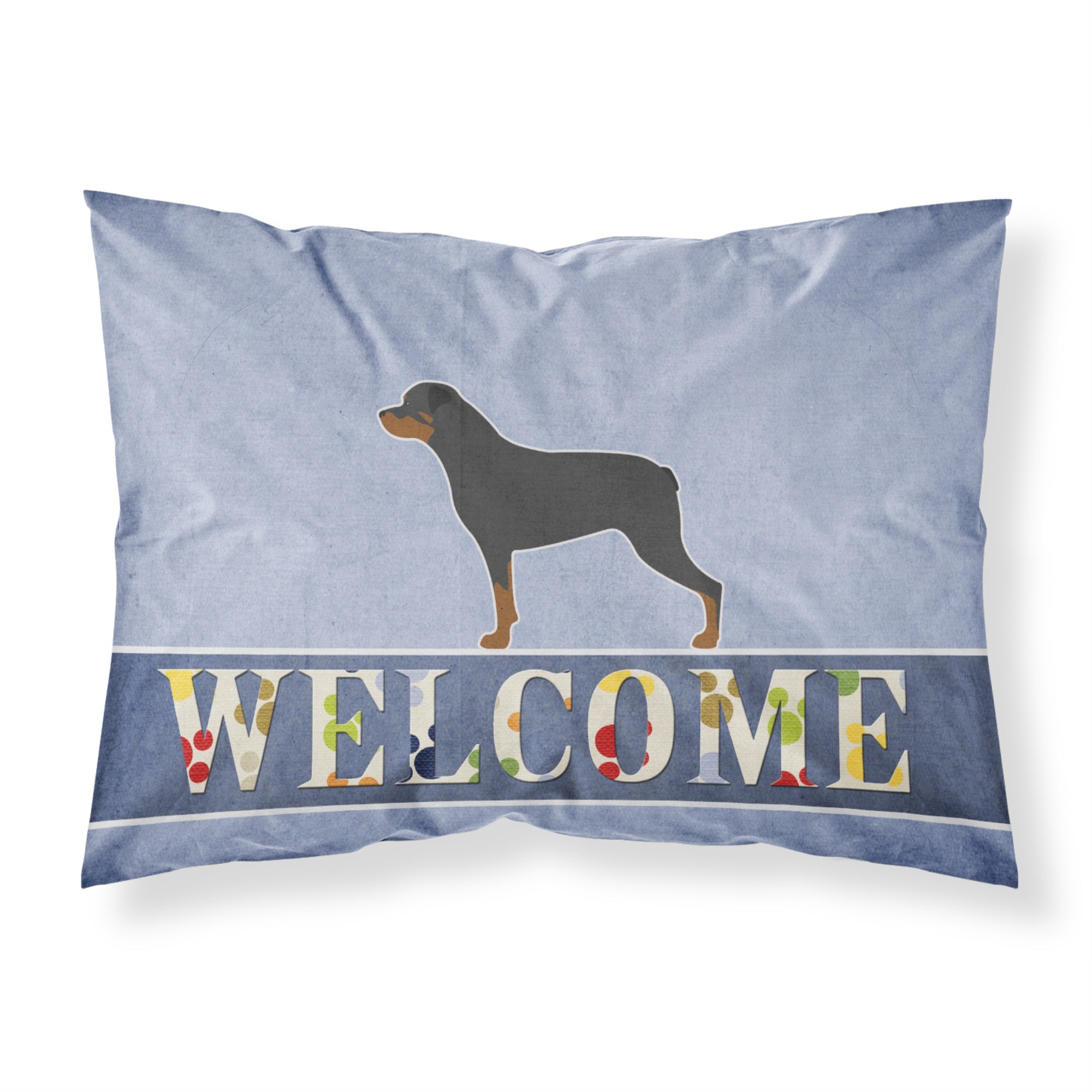 'Caroline'S Treasures Rottweiler Welcome Pillowcase, Standard,'
