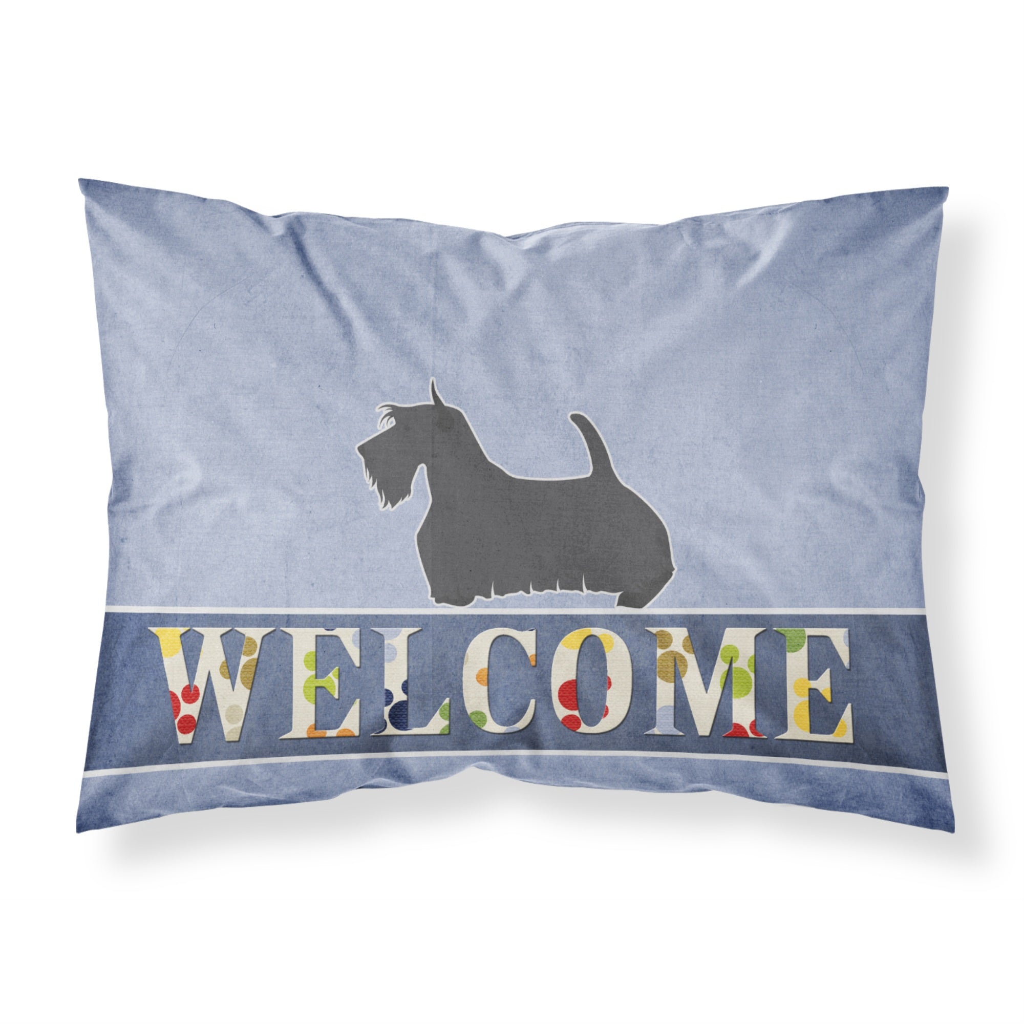 'Caroline'S Treasures Scottish Terrier Welcome Pillowcase, Standard,'