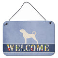 CarolineS Treasures Anatolian Shepherd Welcome Metal Print, 8 X 12, Multicolor