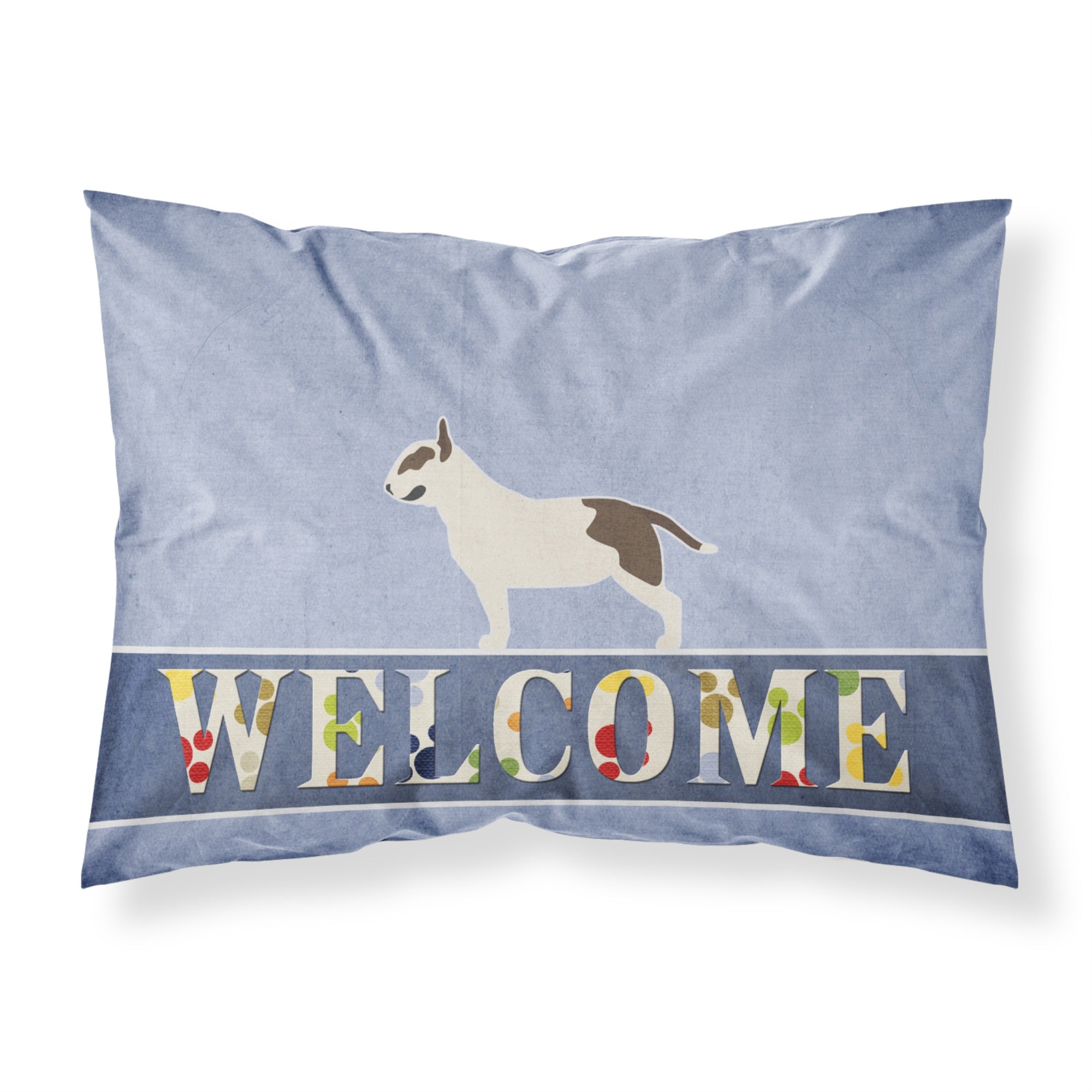 'Caroline'S Treasures Bull Terrier Welcome Pillowcase, Standard,'