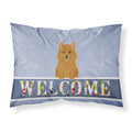 'Caroline'S Treasures Norwich Terrier Welcome Pillowcase, Standard,'