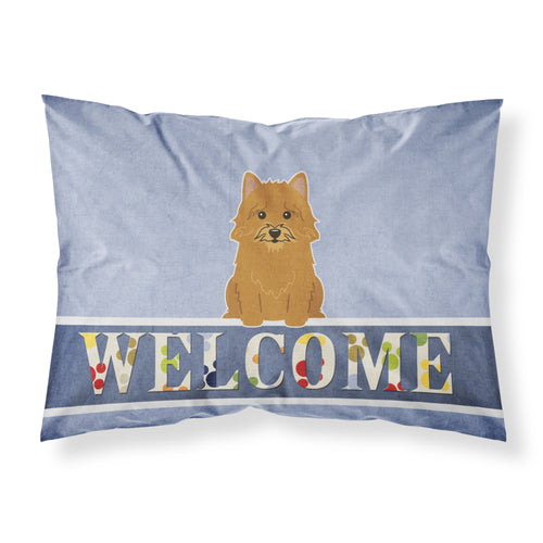 'Caroline'S Treasures Norwich Terrier Welcome Pillowcase, Standard,'