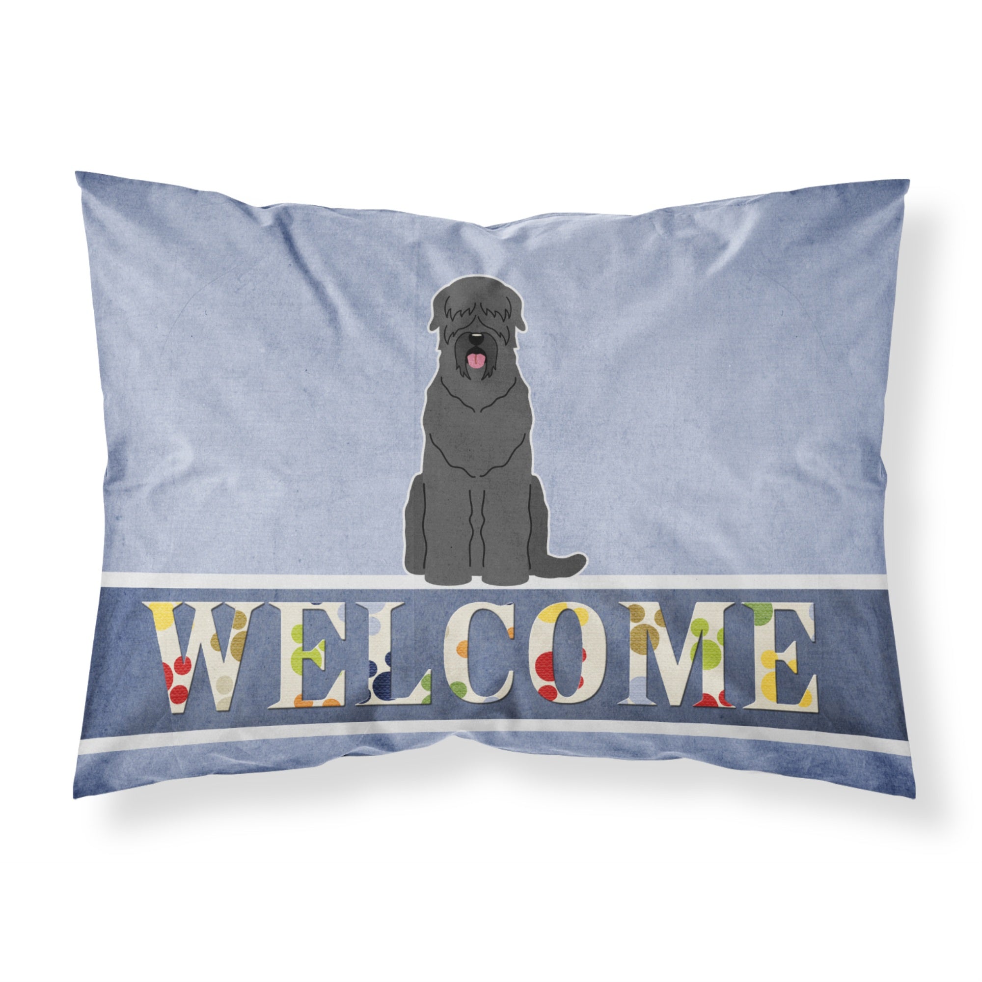 'Caroline'S Treasures Black Russian Terrier Welcome Pillowcase, Standard,'