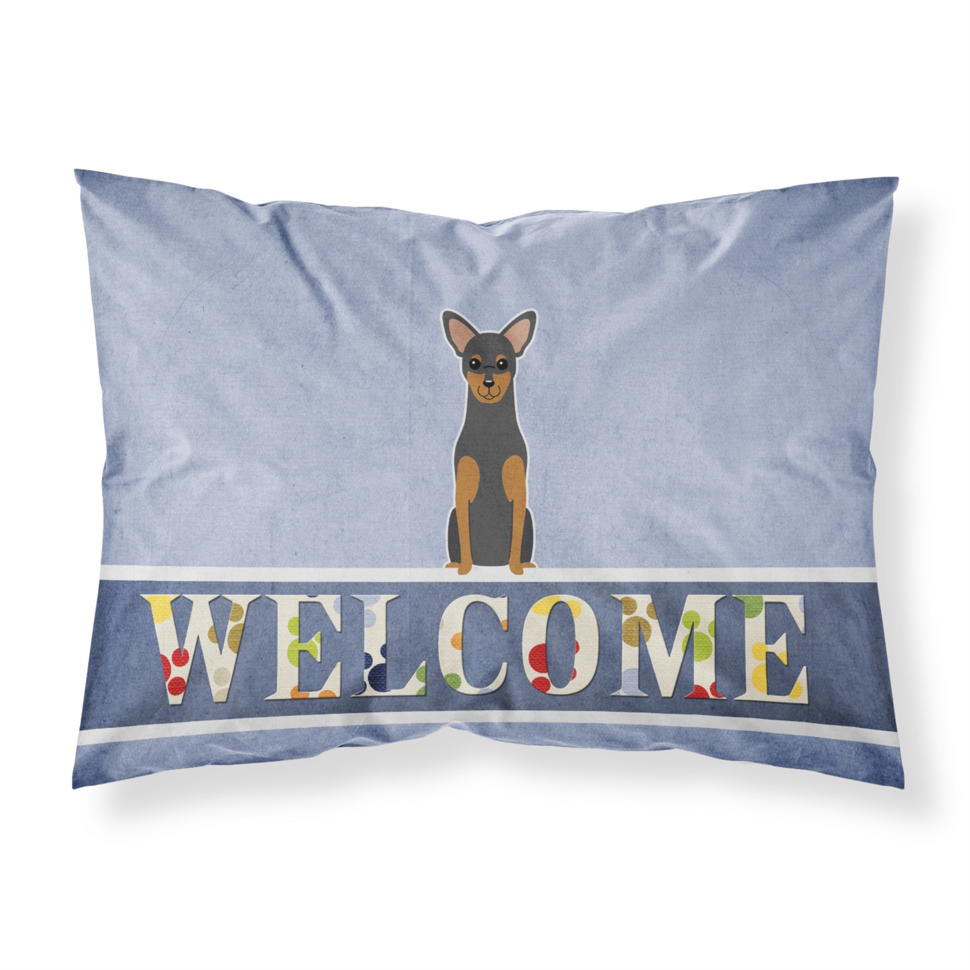'Caroline'S Treasures Manchester Terrier Welcome Pillowcase, Standard,'
