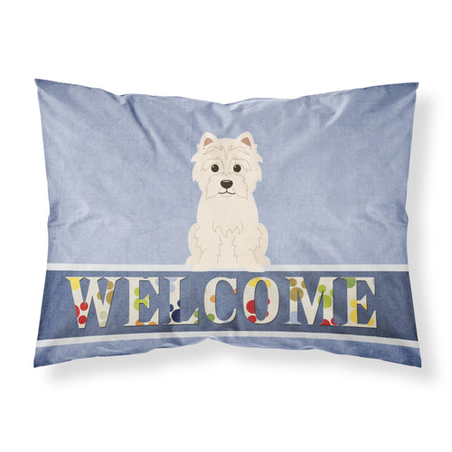 'Caroline'S Treasures Westie Welcome Pillowcase, Standard,'