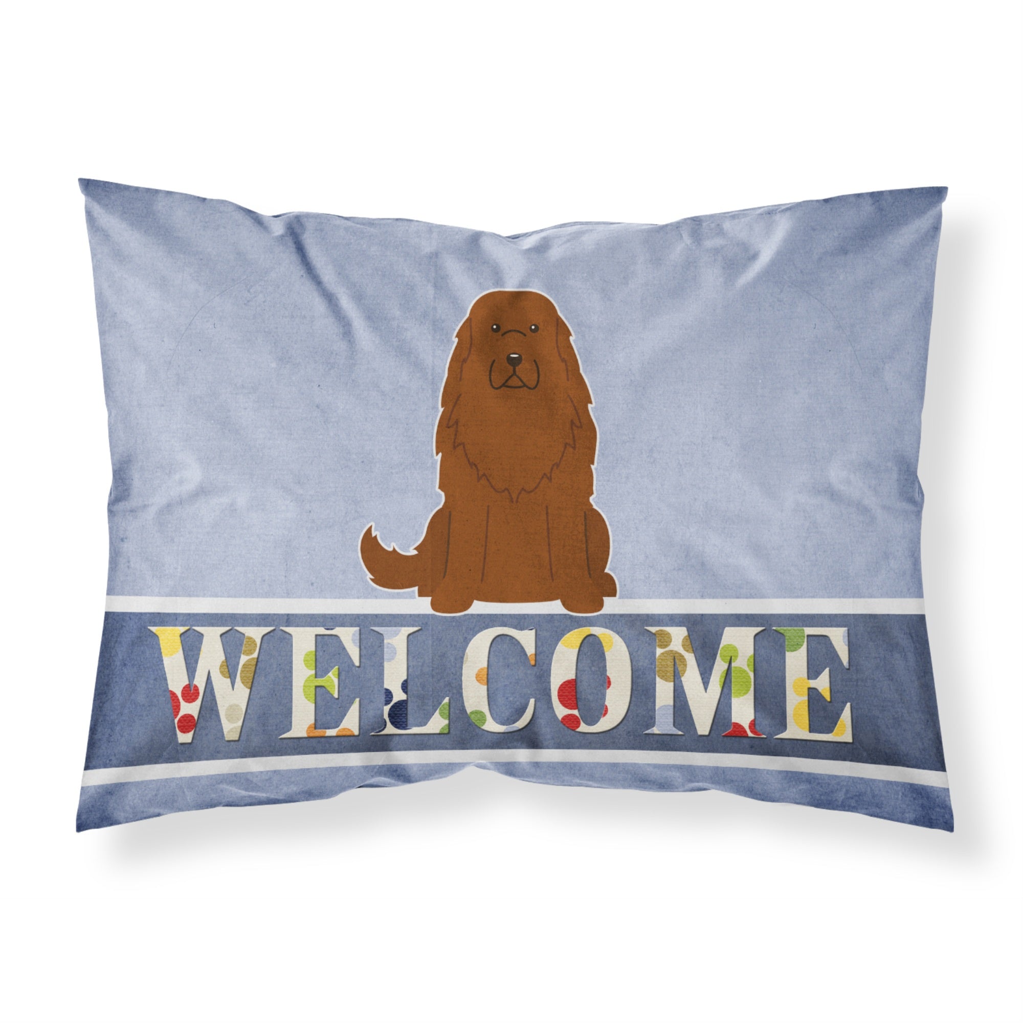 'Caroline'S Treasures Caucasian Shepherd Dog Welcome Pillowcase, Standard,'