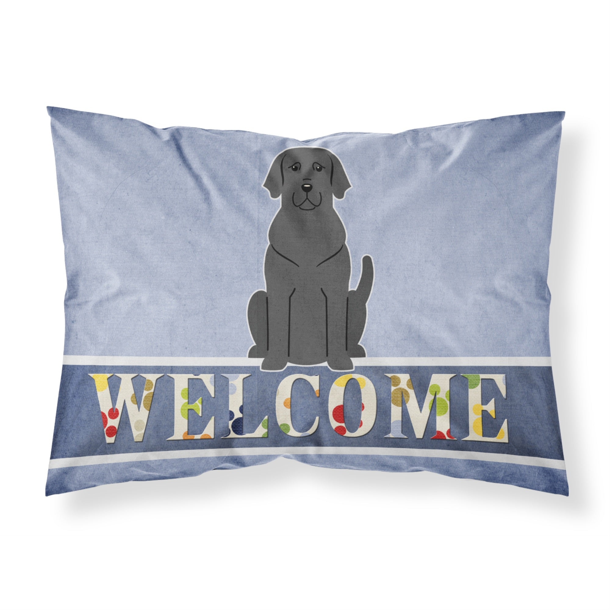 'Caroline'S Treasures Welcome Black Labrador Pillowcase, Standard'
