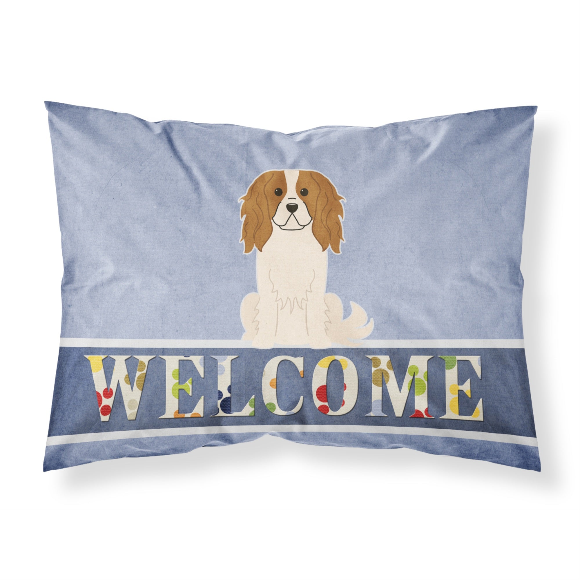 'Caroline'S Treasures Welcome Cavalier Spaniel Pillowcase, Standard'
