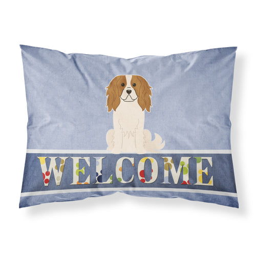 'Caroline'S Treasures Welcome Cavalier Spaniel Pillowcase, Standard'