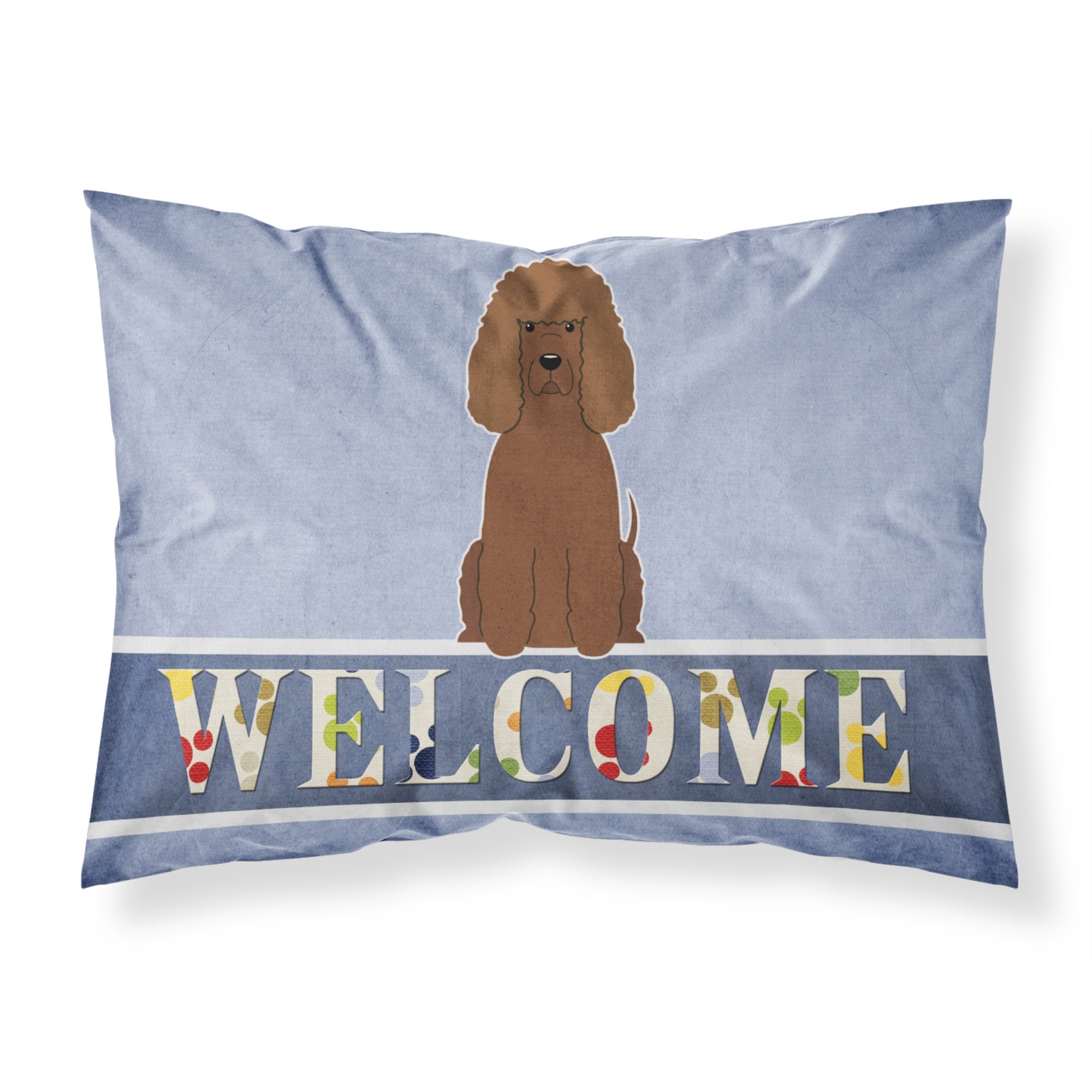 'Caroline'S Treasures Irish Water Spaniel Welcome Pillowcase, Standard,'